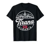 Tirana Albania Retro Script Travel Souvenir T-Shirt