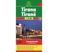 Tirana, City Plan 1:10.000: Stadskaart 1:10 000