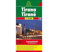 Tirana, City Plan 1:10.000: Stadskaart 1:10 000