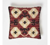 Tirana Handwoven Traditional Red Kilim Cushion 45 x 45 cm
