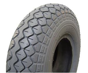 Tire, 4.00-5, Grey, Blockpattern, Mobility Scooter Tyres, Wheelchair Spares, for Electric Wheelchairs, Scooter