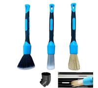 Tire Brushes for Detailing - Soft Bristle Auto Exterior Cleaning Brush - Car Wash Equipment, Cleaning Duster Accessories for Emblems, Dashboard, Air Vent, Tires