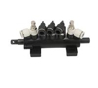 Tire Changer Air Control Foot Pedal Valve, 5 - Way Pneumatic Valve Replacement for Tire Changer Machine, Aluminum Alloy Pedal Switch with 8mm Interface for Accurate Tire Mounting a