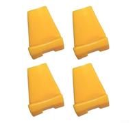 Tire Changer Clamp Cover Plastic Jaw Protector Guard For Wheel Service Machine Fitment Shield Prevents Scratches And Damage Easy Installation Automotive Repair Tool Accessory Black(Short yellow)