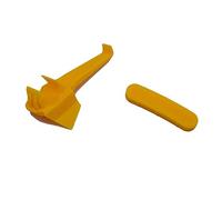 Tire Changer Plastic Insert, Tire Machine Guard, Wheel Rim Edge Protector for Mount Duck Head, Nylon Tyre Demount Fitting Head Part, 6 Front (Upper) + 6 Rear (Lower) Insert Kit/Pack, 1 Pack, 01YKL