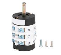 Tire Changer Switch Motor Forward Reverse Control Professional Grade Durable ABS Aluminum Alloy Construction For Car Tire Changer Machines Vehicle Repair Tools White 20A Current