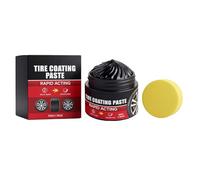 Tire Coating Paste - Tires Coating Paste Rapid Acting, Car Tire Shine | Fast Acting Quick Penetrate, Black Trim Restorer Cleaning Wax, For Auto Interior Dashboards Truck Suv Rv Van Sedan