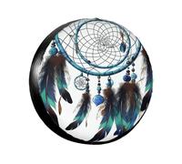 Tire Cover Waterproof Wheel Covers Tires Protective Shield for Car Native American Dream Catcher Spare Wheel Cover Spare Tire Covers with Drawstring 17 inch
