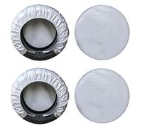 Tire Covers - Heavy Duty Wheel Covers, Tire Protection Covers for | 4 Pack Hard Tyre Soft Cover, Waterproof Car Wheel Cover