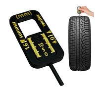 Tire Depth Gauge - Car Tire Repair Tool,Auto Tyre Tread Measuring Tool,for Mechanics Technicians Fleet Managers Safety Inspectors Maintenance Staff Home Users Sedans RVs SUVs