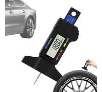 Tire Depth Gauge Tool - Easy Read Lcd Display | High Precision Gauges For Tyre Treads - Tread Checker Tyre Gauge, Easy Read & High Precision Tyree Tread Depth Indicator For Cars Bicycles Motorcycles