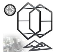 Tire Display Stand, Stackable Honeycombed Rack for Space-Saving Car Tire Storage in Garages and Repair Shops