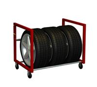 Tire Display Stand,Tire Rack Adjustable Tire Storage Shelf Cart,Spare Tire Show Rack For Large Tires/Summer Tires/Racing Tires/Snow Tires