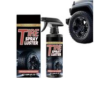 Tire Dressing Spray - 120ml Tire Coating Restorer, Deep Gloss Wheel Cleaner for Car RV Urban Offroad | Vehicle Outdoor Garage Care Product for Rims Protection