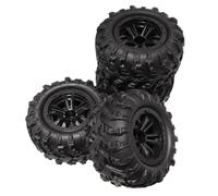 Tire For WLtoys For MJX For Hyper Go For Haiboxing 1/12 1/14 1/16 | All For terrain tires with 12mm hex hubs and foam inserts for stable high-traction performance rc. RC Beadlock Tires