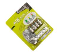 Tire Gauge Caps, Pressure Monitoring Valve Set, 4-Piece Metal Covers, Compact Lightweight Design, Easy Installation Accessory, for Motorcycle Truck SUV Car Long-Distance Travel Daily Commuting