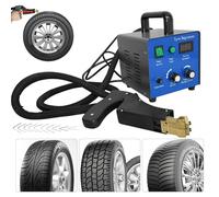 Tire Grooving Machine,Tire Groover Machine, 450W Tire Groover Cutter Rubber Tire Grooving Tool with 10Pcs U/V-Shaped Blade, Digital Display Rubber Carving Regroover, for Deepening The Tread