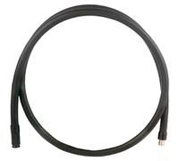 Tire Inflator Extension Hose with 8V1 Threaded Copper Connector for AV Valve Long Lasting EPDM Rubber Hose for Air Pump Accessories (100 cm)