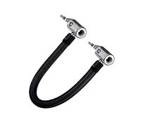 Tire Inflator Extension Tube Air Compressor Attachment Hose Adapter Quick Inflation Chuck Inflator Adapter for Twist On Convert to On Connection