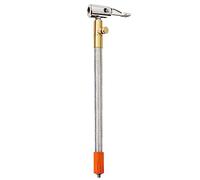 Tire Inflator Hose Extension Tube Bike Car Tire Lock Air Chuck Adapter Inflatable Motorcycle Portable Automatic Pressure Gauge for Extension Tube Kit with Check Valve