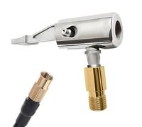 Tire Inflator Nozzle - Tyre Quick Lock Connect Wheel Valve - Universal Lock Valve Air Compressor Attachment for Cars, Motorcycles, Truck