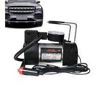 Tire Inflator Portable, 12V DC-Powered Pressure Gauge, Air Compressor, Compact Car Tire Pump, Efficient Portable Inflator, Multi-Purpose Pump for Bike Ball Balloons Pool Floats Outdoor Travel Camping