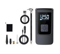 Tire Inflator Portable Air Compressor 150PSI 7.4/12V Electric Bike for Car Tires and Bicycles with LED Light Portable Air Compressor for Car Tires