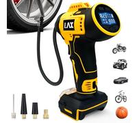 Tire Inflator Portable Air Compressor for DeWalt 18V/20V Max Battery 160PSI Cordless Portable Battery Powered Air Pump with Digital Pressure Gauge for Car Motorcycles Bike Ball(no Battery)