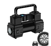 Tire Inflator Portable Air Compressor - LED Car Tire Portable Inflator,Smart Digital Air Compressor,for Bike Motorcycle Auto Automotive RV Truck Road Outdoor Mattress