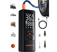 Tire Inflator Portable Air Compressor with Gauge, 150 PSI Mini Cordless Battery Powered Auto Air Pump for Car Tires - Electric Bike Tire Pump for Car/Motorcycle/Bicycle/Ball (AUTO-Ultra-Durable )