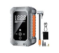 Tire Inflator - with Digital Pressure Gauge & LED Lights | Portable Tire Inflator for Car - for Bike Motorcycle Sedan SUV Auto Urgent Repair Road Trip Home Garage