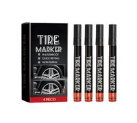 Tire Labeling Marker Pen Abrasion Resistant Inks Rapid Drying High Adhesion Paint For Automotive Tire Decoration Car Lettering Paint Pens