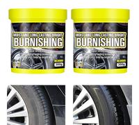 Tire Maintenance And Coating Paste, Non-Greasy Tyre Maintenance Balm, Tyre Protective Coating Restorer, Tire Shine Paste, Instant Tyre Dressing, Ceramic Tire Coat Paste for Cars, Motorcycles (2PCS)