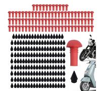 Tire Nail Repair Kit - Mushroom Plug Set Rubber 90pcs | Vacuum Tire Self Repair Tool, Quick Seal Puncture Fix Screws, Kit for Motorcycle ATV Car Truck Tractor Use