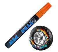 Tire Paint Marker - Quick Drying Permanently Erasable Fade Resistant Tyre Marker - Water Based Ink Metal Rock Drawing Label Pen - for Vehicles, Motorcycles, Bicycles, Bikes