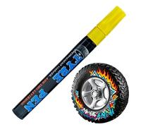 Tire Paint Pen,Quick Dry Permanent Non-Fading Tyre Marker | Metal Rocks Drawing Lettering Pen | for Vehicle Motorcycle Bikes Metal Glass