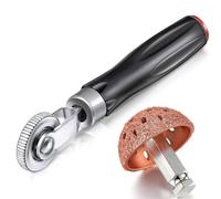 Tire Patch Tools | Strong Combination Tire Compaction Roller and Buffing Wheels | Repair Patch Tyre Roller Tool, Universal Thread Rubber Grinding Tool for Car Motorcycle Bike