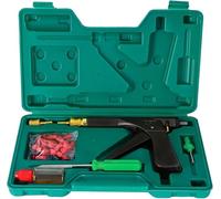 Tire Plug Repair Kit,Tubeless Tire Repair,Puncture Repair Plugger Tool Mushroom Plug Fixing Kit Universal Tire Repair Tool, Tyre Puncture Repair Kit with Storage Case for Cars Trucks Motorcycles