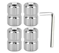Tire Pressure Caps, Leak-Proof Air Valve Covers, 4-Pack Wheel Accessories, Fit For Car Motorcycle Bike For Most Vehicle Types, Cars, Trucks, RV, Gray, Silver, Gold, Color