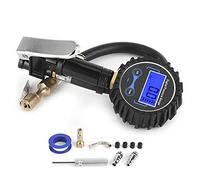 Tire Pressure Gauge Digital LCD Display 200PSI High Accuracy Auto Shutoff with Backlight Inflator Deflator for Car Motorcycle Truck Aluminum Alloy