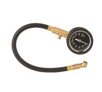 Tire Pressure Gauges With Air Chucks And Braided Hoses For Motorbike/Car/Truck Tire 0-60PSI Pressure Gauges Mechanical