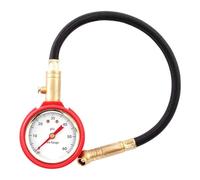 Tire Pressure Gauges With Air Chucks And Braided Hoses For Motorbike/Car/Truck Tire 0-60PSI Pressure Gauges Mechanical