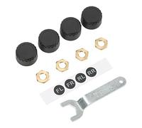 Tire Pressure Monitoring System, 4 External Sensors, Real Time Display Tire Pressure and Temperature, 5 Alarm Types, Bluetooth External Tpms Sensor for Car, RV