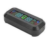 Tire Pressure Monitoring System, Durable, High-, Loud Alarm LCD Display, Stable Signal, Wireless Solar Energy TPMS for Trailers
