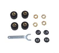 Tire Pressure Monitoring System with 4 Sensors for Accurate Pressure and Temperature Alerts