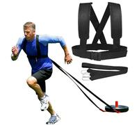 Tire Pulling Fitness Harness - Durable Adjustable Resistance Strap for Weighted Sleds Strength and Speed Training | Professional Workout Equipment for Agility, Sprint, Football, and Athletic Condition
