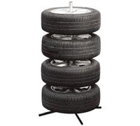 Tyre Tree Rack for 4 Wheels Wheel Tree Tyre Stand Tire Storage Stand 1,05m New