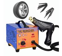 Tire Regrooving Tool - Professional Truck Tire Rubber Groover, 10 Blades, 4-Speed Power Adjustment, Retread Old Tires, Tread Pattern