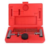 Tire Repair Kit for Tubeless Tyre Puncture Plug, Wireless Tire Repair Tool with Insert Tool and Adhesive Strips, Fast Fix for Trucks Tractors Lawn Mowers and Automobiles