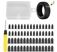 Tire Repair Kit - Rubber Screw Vacuum Set | 61pcs Puncture Tool 160g | Self Service Vacuum Tire Screws With Screwdriver For Car, Motorcycle And Agricultural Machinery